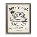 Dirty Dog Soap Vintage Sign, 17 x 21 Inch Canvas in Floater Frame