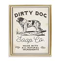 Dirty Dog Soap Vintage Sign, 25 x 31 Inch Canvas in Floater Frame