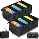 Disc Golf Storage Bag Holds 80 with Lid