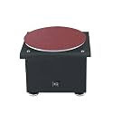 Disc Sander, electric sandpaper bench grinder Orbital Sander Bench Sander with 7-speed 10 pieces of sandpaper for metal processing, woodworking, DIY craft (US Plug & Type 2)