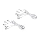 Discount TENS Brand - Tens Lead Wires Port Doubler, 3.5mm Plug to Four 3.5mm Snap Connectors (2 Pack)