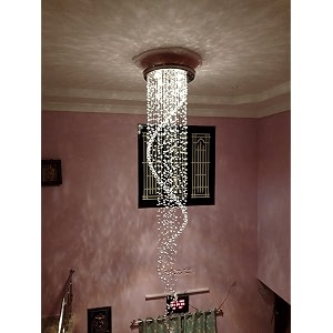 12 feet long crystal chandelier for stair area hanging chandelier height12 feet