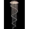 16 Feet Long Crystal Chandelier for Stair Area Hanging Chandelier (Height 16 Feet)