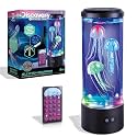 Discovery™ Jellyfish Aquarium Lamp – Color‑Morphing LED Bedroom Night Light with Remote| 15 Light Options| Lifelike Floating Jellyfish| Educational Learning Gift| Ages 8+