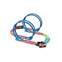 Discovery Toys – Crazy Climb Track & Loops | Flexible Race Track Set with LED Light-Up Car | 7 Unique Ways to Build with 2 Interchangeable Car Shells | Custom Climbing Racetrack Toy for Kids Ages 5+