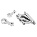 DISEN 9PCS SAE Torque Adapter 3/8" Drive 12 Point 3/8"-11/16" Durable