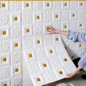 Diseno Decorative White Gold Wallpaper 70 cm