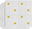 Diseno Decorative White Gold Wallpaper Pack of