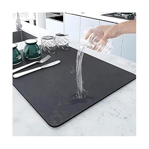 dish drying mat for kitchen water absorbent mat drying mat idea chasers