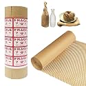 Dish Packing Kit Moving Supplies 15" x660' Honeycomb Wrapping Paper, Large Recyclable Expandable Bubble Cushion Wrap Roll Packing Material for Fragile Items Breakables Plate Glassware Bottle, 80GSM