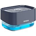 ROSEOK Dish Soap Dispenser with Sponge Holder for Kitchen, Navy Blue