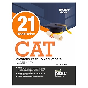 Disha 21 Year-wise CAT Previous Year Solved