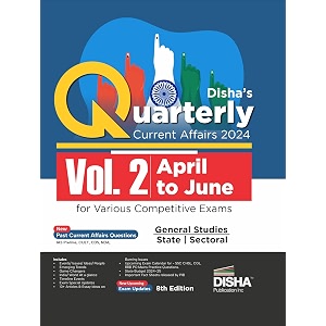 disha39s quarterly current affairs 2024 vol 2 april to june for competitive exams 8th 4 color edition  upsc amp state psc civil services ssc nda cds bank po clerk rrb