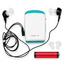 Dishan Pocket Hearing Aid with Dual Earphones, Model 172, Beige