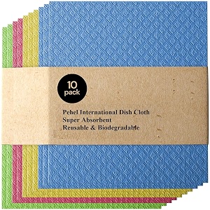 Dishcloth Cellulose Sponge Cloths Eco-Friendly No Odor