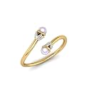 DISHIS 14K18K Yellow Gold Diamond Ring for