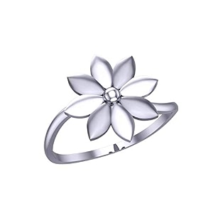 DISHIS 14K Yellow White Rose Gold Ring