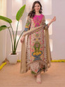 DISHWA FASHION Women Kurta Palazzo Dupatta Set