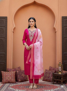 dishwa fashion women kurta pant dupatta set