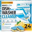 Dishwasher Cleaner And Deodorizer 24 Pack - 1 Year Supply Deep Clean Dishwasher Cleaner Tablets, Septic Safe Dishwasher Cleaning Tablets, Dish Washer Cleaner To Remove Limescale, Mineral Buildup, Odor