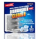 Dishwasher Cleaner and Deodorizer Tablet - 6 Tablets Deep Cleaning Descaler for Dishwasher Machine - Remove Limescale
