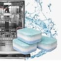 Dishwasher Cleaner and Deodorizer Tablets. 18 Dishwasher Cleaner Tablets Helps Remove Limescale and Odor,For All Machines Including Heavy Duty And Septic.