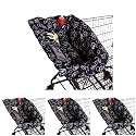 Disney Baby by J.L. Childress Shopping Cart & High Chair Cover for Baby, Kids, & Toddler - Cover for Grocery Carts & Restaurants, for Boys & Girls, Universal Fit - Mickey Mouse, Black (Pack of 4)
