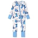 Disney Baby Viscose Made from Bamboo 2-Way Zipper Footie Outfit NB to Inf