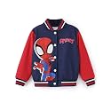 Disney Bomber Jacket Spider Man Marvel Toy Story Cars Varsity Cardigan2-13Y