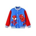 Disney Bomber Jacket Spider Man Marvel Toy Story Cars Varsity Cardigan2-13Y