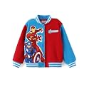Disney Bomber Jacket Spider Man Marvel Toy Story Cars Varsity Cardigan2-13Y