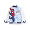 Disney Bomber Jacket Spider Man Marvel Toy Story Cars Varsity Cardigan2-13Y