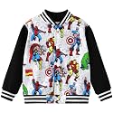 Disney Bomber Jacket Spider Man Marvel Toy Story Cars Varsity Cardigan2-13Y