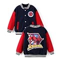 Disney Bomber Jacket Spider Man Marvel Toy Story Cars Varsity Cardigan2-13Y