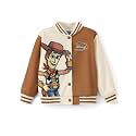 Disney Bomber Jacket Spider Man Marvel Toy Story Cars Varsity Cardigan2-13Y