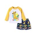 Disney Boys Spiderman Swimsuit Summer Beach Kids Rash Guard Swim Set 3M-13T