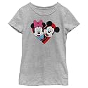 Disney Girls' Mickey Minnie Heart