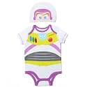 Disney Cosplay Baby Bodysuit and Hat Set Newborn to Infant Sizes (Newborn - 24 Months)