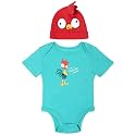 Disney Cosplay Baby Bodysuit and Hat Set Newborn to Infant Sizes (Newborn - 24 Months)