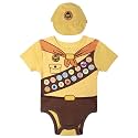 Disney Cosplay Baby Bodysuit and Hat Set Newborn to Infant Sizes (Newborn - 24 Months)