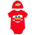 Disney Cosplay Baby Bodysuit and Hat Set Newborn to Infant Sizes (Newborn - 24 Months)