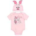 Disney Cosplay Baby Bodysuit and Hat Set Newborn to Infant Sizes (Newborn - 24 Months)