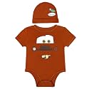 Disney Cosplay Baby Bodysuit and Hat Set Newborn to Infant Sizes (Newborn - 24 Months)