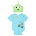 Disney Cosplay Baby Bodysuit and Hat Set Newborn to Infant Sizes (Newborn - 24 Months)