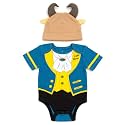 Disney Cosplay Baby Bodysuit and Hat Set Newborn to Infant Sizes (Newborn - 24 Months)