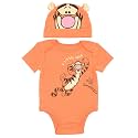 Disney Cosplay Baby Bodysuit and Hat Set Newborn to Infant Sizes (Newborn - 24 Months)