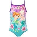 Disney Frozen Bathing Suit | Anna and Elsa Frozen Swimsuit | Swimming Suit for Girls | Sizes 3T to 7