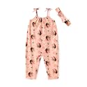 Disney Frozen Elsa Princess Minnie Stitch Marie Girls Romper with Bow Tie Strap and Headband Cute Jumpsuit for Baby & Toddler
