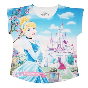 Disney Princess Girls Plain Regular fit Shirt