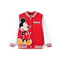 Disney Girl &amp; Boy Varsity Bomber Jacket Fall Sweatshirt Toddler to Big Kid
